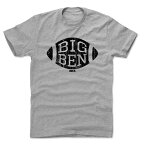 NFL Tシャツ ベン・ロスリスバーガー スティーラーズ Football Big Ben K T-Shirts 500LEVEL ヘザーグレー
