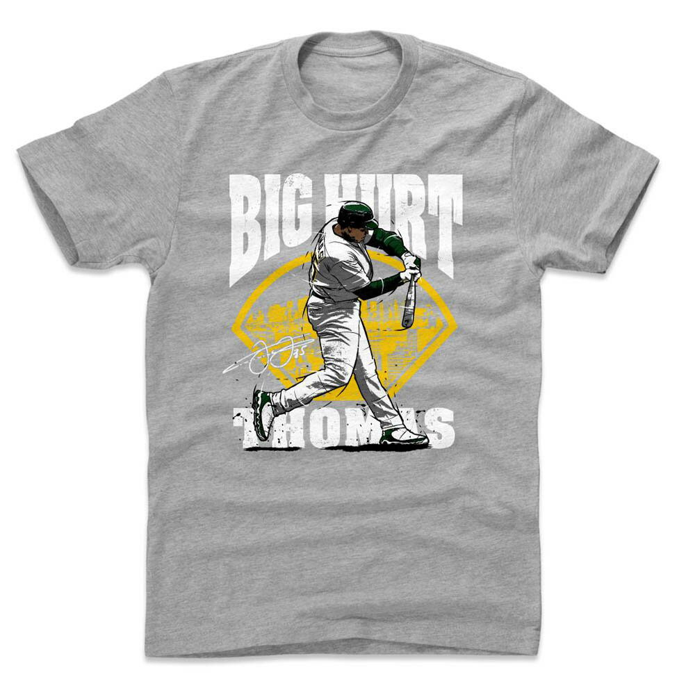 アスレチックス Tシャツ フランク・トーマス MLB Big Hurt Field T-Shirt 500Level ヘザーグレー