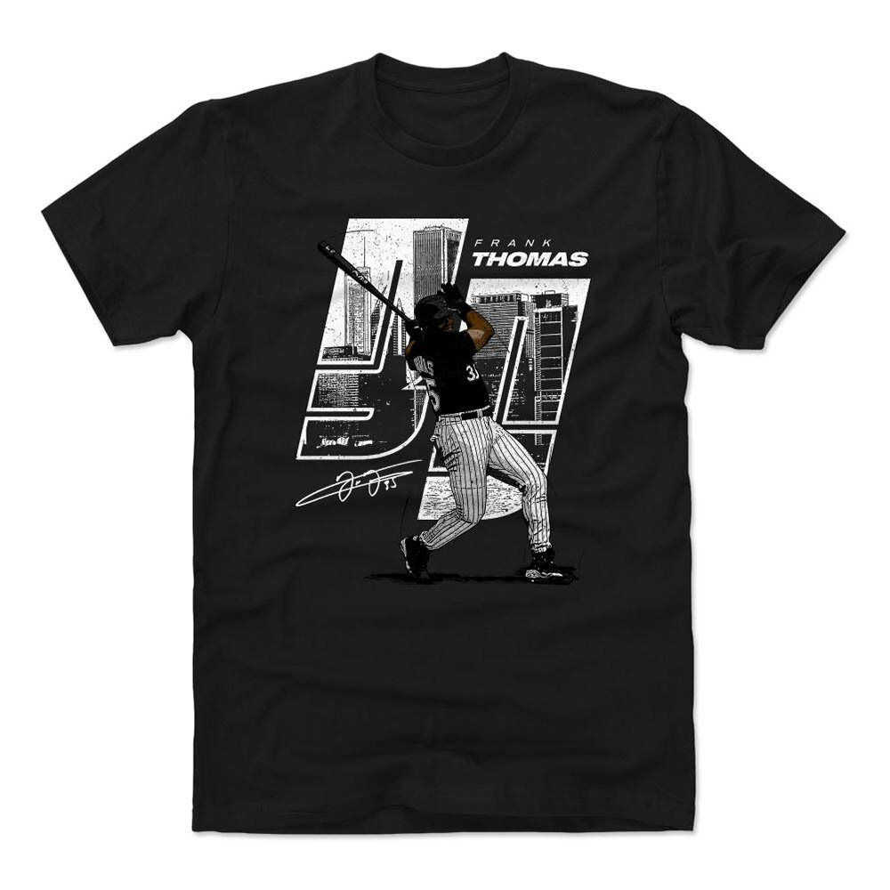 ホワイトソックス Tシャツ フランク・トーマス MLB Offset T-Shirt 500Level ブラック