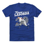 トミー・ラソーダ Tシャツ MLB ドジャース Retro T-Shirt 500Level ロイヤルブルー