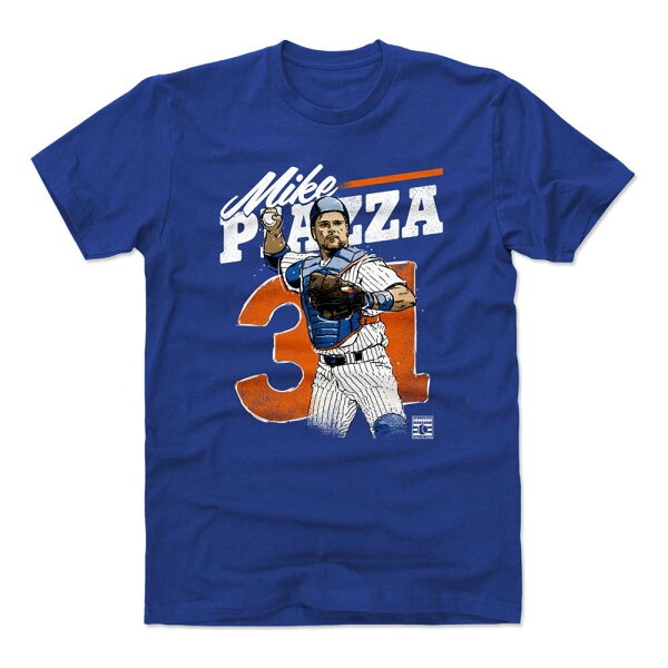 【取寄】マイク・ピアザ Tシャツ MLB メッツ Retro T-Shirt 500Level ロイヤルブルー