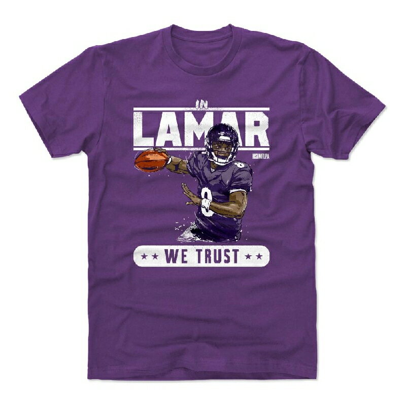 NFL Tシャツ ラマー・ジャクソン レイブンズ Trust T-Shirts 500LEVEL パープル