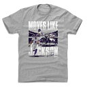 NFL Tシャツ ラマー・ジャクソン レイブンズ Spin Move T-Shirts 500LEVEL ヘザーグレー