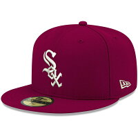 【取寄】MLB ホワイトソックス キャップ Logo 59FIFTY Fitted Hat ニューエラ New Era カーディナル 帽子 - 
アースカラーでデザインされたMLBニューエラ59FIFTYが登場！
