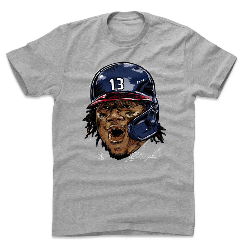 MLB ブレーブス Tシャツ ロナルド・アクーニャ・ジュニア Scream T-Shirt 500Level ヘザーグレー