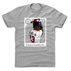 MLB ブレーブス Tシャツ ロナルド・アクーニャ・ジュニア Card T-Shirt 500Level ヘザーグレー