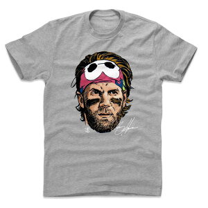 MLB フィリーズ Tシャツ ブライス・ハーパー Headband T-Shirt 500Level ヘザーグレー