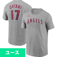 MLB 大谷翔平 エンゼルス Tシャツ ユース キッズ 背番号 ネーム＆ナンバー ナイキ Nike グレー - 
大谷翔平選手グッズ！キッズ・ユースサイズも超充実中！
