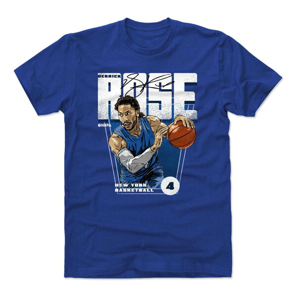 【取寄】NBA ニックス Tシャツ デリック・ローズ Premiere T-Shirt 500Level ロイヤルブルー