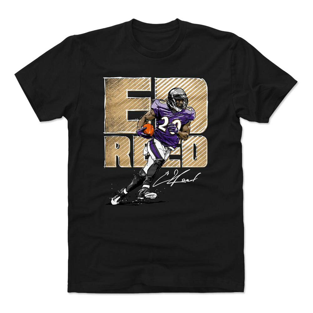 NFL レイブンズ Tシャツ エド・リード Bold T-Shirt 500Level ブラック