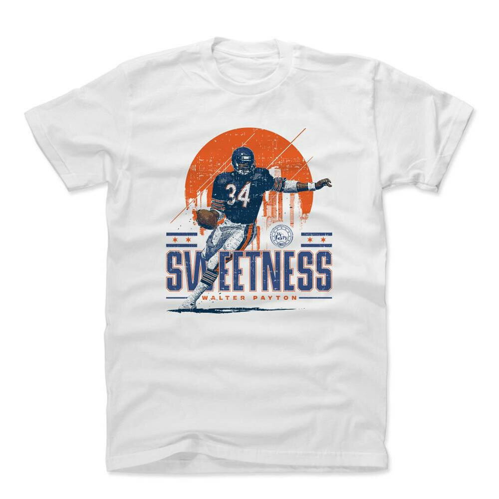 NFL ベアーズ Tシャツ ウォルター・ペイトン Chicago Skyline T-Shirt 500Level ホワイト