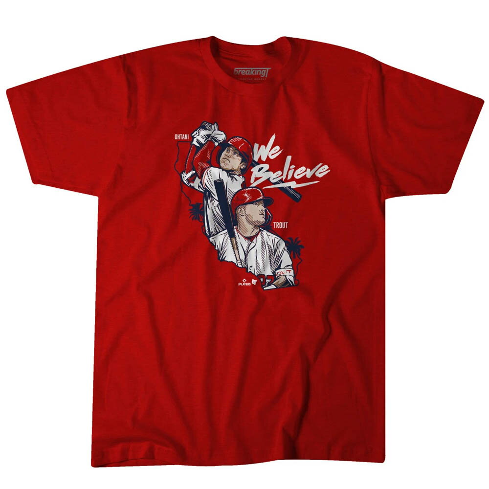 yCOŁzJĕ }CNEgEg TVc MLB G[X We Believe T-Shirt Breaking T bh