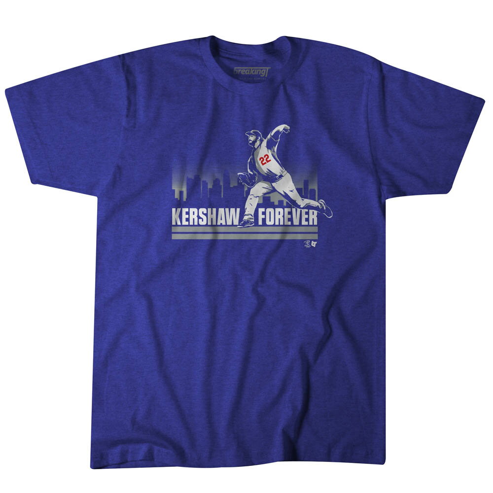 yCOŁzNCgEJ[V[ TVc MLB hW[X CLAYTON KERSHAW FOREVER T-Shirt Breaking T C