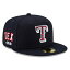 MLB レンジャーズ キャップ ニューエラ 59FIFTY Fitted 独立記念日 4th of July New Era ネイビー