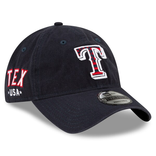MLB レンジャーズ キャップ ニューエラ 9TWENTY アジャスタブル 独立記念日 4th of July New Era ネイビー