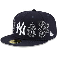 【取寄】MLB ヤンキース キャップ ペイズリー柄 Paisley Elements 59FIFTY Fitted バンダナ柄 ニューエラ/New Era ネイビー - 
ペイズリーデザイン MLB 59FIFTY キャップ取寄開始
