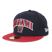 MLB 大谷翔平 エンゼルス キャップ Ohtani 17 Back Kanji Patch 59Fifty Fitted Cap ニューエラ/New Era ネイビー レッド - 
SHOWTIMEが止まらない！大谷選手ワードロゴCAPが新入荷
