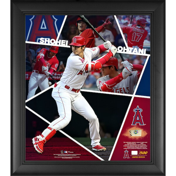 MLB 大谷翔平 エンゼルス フォトフレーム 実使用ボール ピース グッズ Impact Player Collage Fanatics Authentic