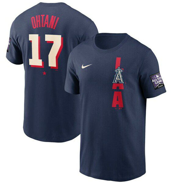 MLB 大谷翔平 エンゼルス Tシャツ ユース キッズ MLBオールスター2021 All-Star Game ナイキ/Nike ネイビー