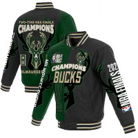 【取寄】NBA ミルウォーキー・バックス ジャケット NBAファイナル2021 優勝記念 Champions Twill Full-Snap アウター - 
バックス NBAファイナル2021優勝記念ジャケット取寄開始！
