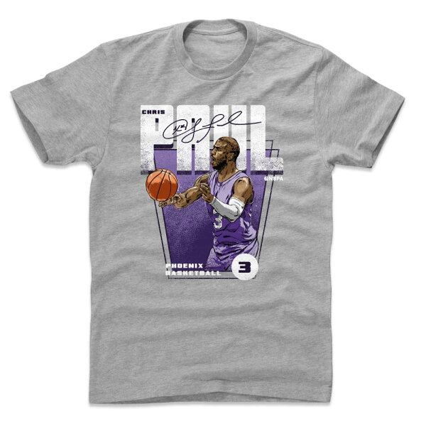 【ピックアップ】NBA クリス・ポール フェニックス・サンズ Tシャツ Premiere T-Shirt 500Level ヘザーグレー