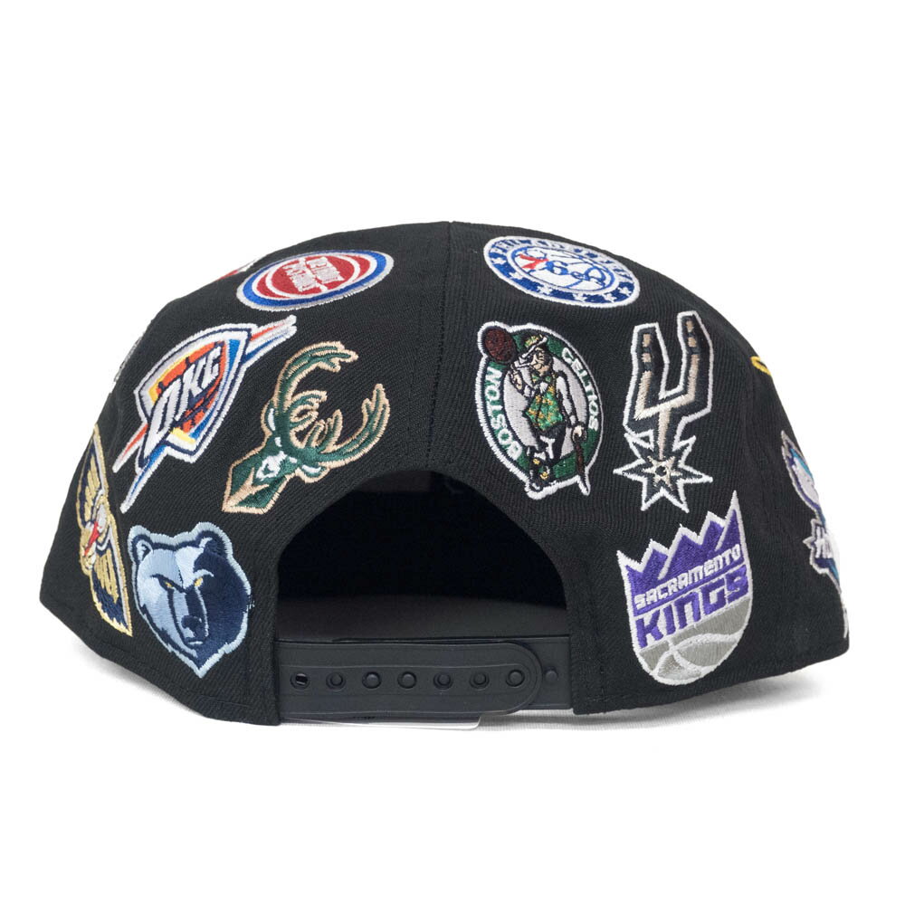 NBA キャップ Team オールオーバー 9FIFTY スナップバック ニューエラ/New Era ブラック