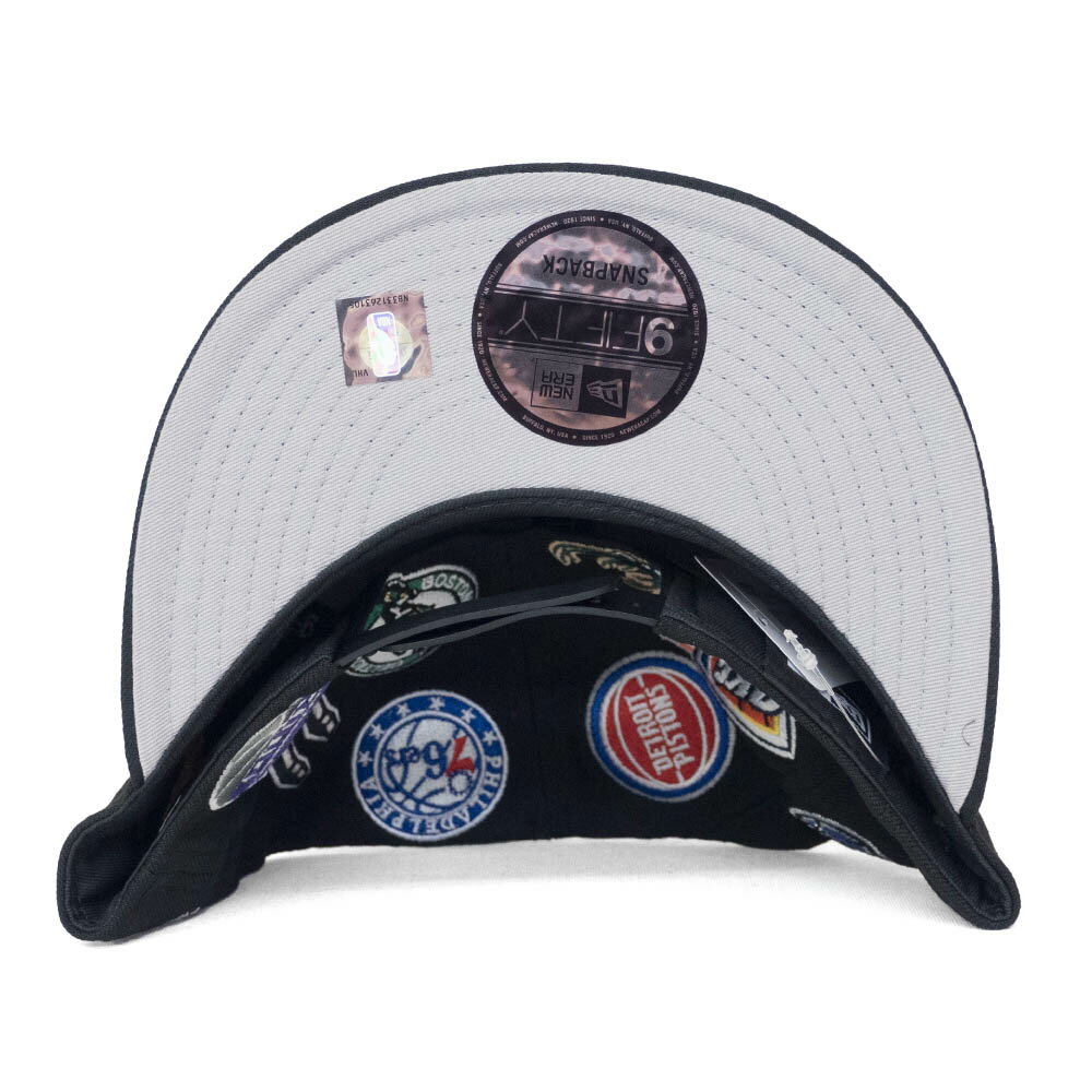 NBA キャップ Team オールオーバー 9FIFTY スナップバック ニューエラ/New Era ブラック