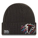 NFL ファルコンズ ニットキャップ 2021 クルーシャルキャッチ Crucial Catch Knit Hat ニット帽 ニューエラ/New Era チャコール