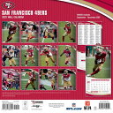 NFL カレンダー 2022年 49ers 12X12 TEAM 壁掛け CALENDAR Turner 2