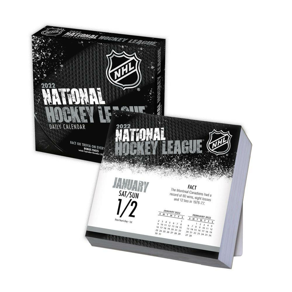 NHL J_[ 2022N I[`[ {bNX BOX CALENDAR Turner