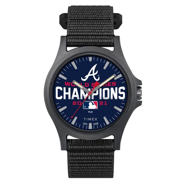 MLB ブレーブス 腕時計 Timex 2021 ワールドシリーズ 優勝記念 Champions ウォッチ タイメックス 21wschamp