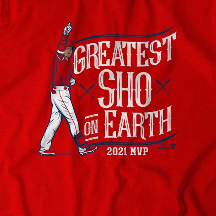 【取寄】MLB 大谷翔平 エンゼルス パーカー 2021 MVP受賞記念 最優秀選手 ア・リーグ Greatest Sho on Earth フーディー