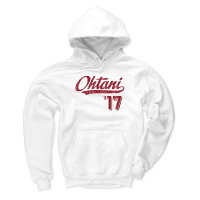 【取寄】MLB 大谷翔平 エンゼルス パーカー Script R Hoodie フーディー 500Level ホワイト - 
MLBを席巻 大谷翔平のクールな新デザインパーカーが取寄開始！
