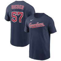 【ピックアップ】MLB Shane Bieber #57  ガーディアンズ Tシャツ Player Name & Number T-Shirt ナイキ/Nike ネイビー - 
7回途中3安打の力投ビーバー投手⚾ガーディアンズの快進撃に期待です❗
