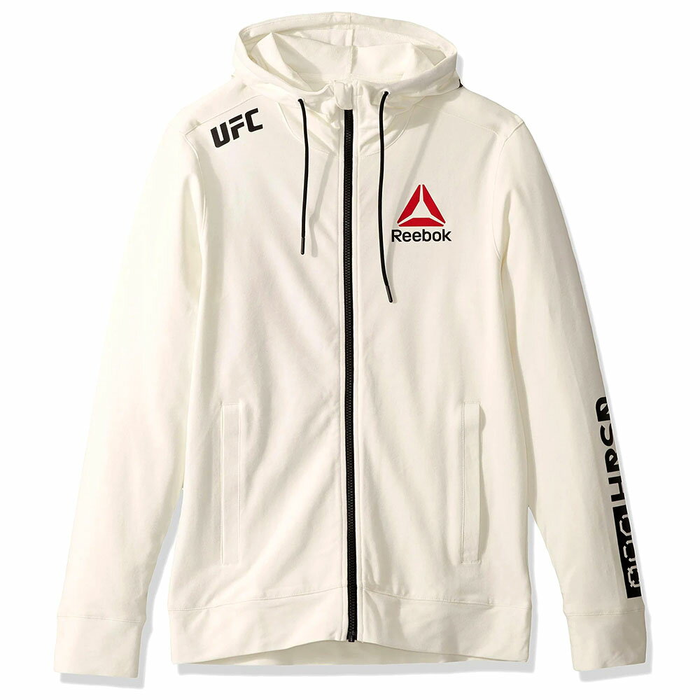 UFC パーカー ファイト キット ウォークアウト Walkout Hoodie リーボック/Reebok ホワイト