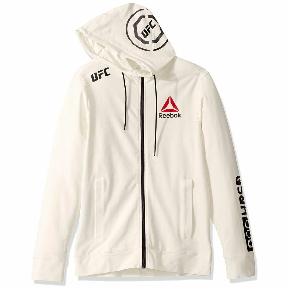 UFC パーカー ファイト キット ウォークアウト Walkout Hoodie リーボック/Reebok ホワイト