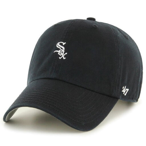 MLB ホワイトソックス キャップ ベースランナー クリーンナップ カーブバイザー 帽子 ハット 47 Brand ブラック MLB ホワイトソックス キャップ ベースランナー クリーンナップ カーブバイザー 帽子 ハット 47 Brand ブラック