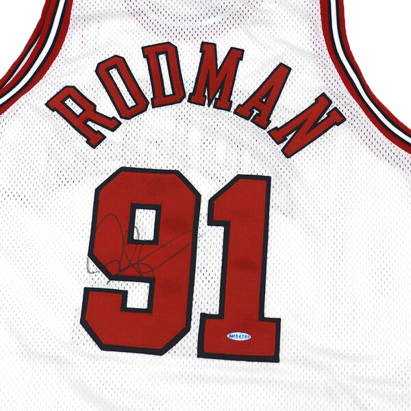 【ピックアップ】NBA デニス・ロッドマン シカゴ・ブルズ ユニフォーム 復刻 1997-98 直筆サイン入り ジャージ デッドストック Upper Deck