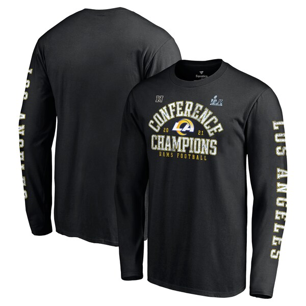 NFL ラムズ Tシャツ 2021 NFC カンファレンス 優勝記念 Champions Vintage ブラック