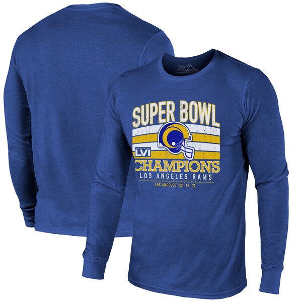 NFL Y TVc 56 X[p[{E DLO Threads Super Bowl LVI Champions Tee }WFXeBbN/Majestic