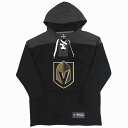 NHL xKXES[fiCc p[J[ [XAbv t[fB[ Lace-Up Hoodie Forever Collectibles ubN