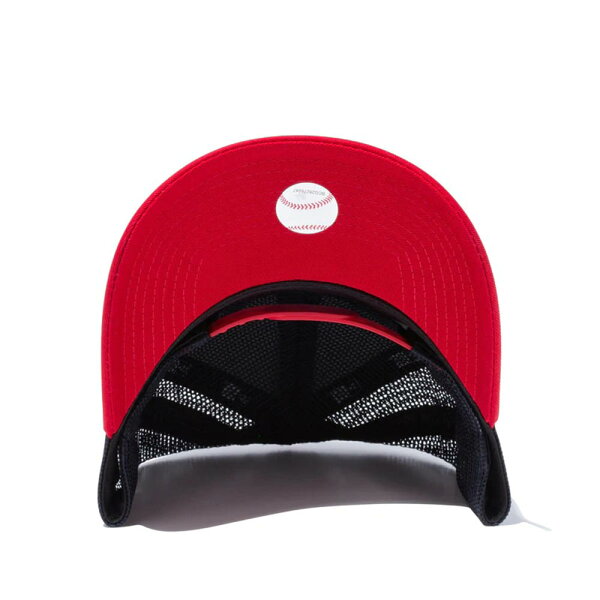 MLB エンゼルス キャップ 9FORTY A-Frame トラッカー メッシュ Cap ニューエラ/New Era ネイビー スカーレット