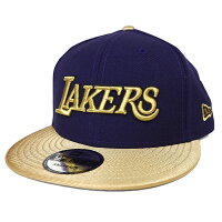 NBA レイカーズ キャップ スィングマン スナップバック swingman snapback?帽子 ニューエラ/New Era パープル - 
ゴールドデザイン！NBAおすすめのスウィングマンキャップ
