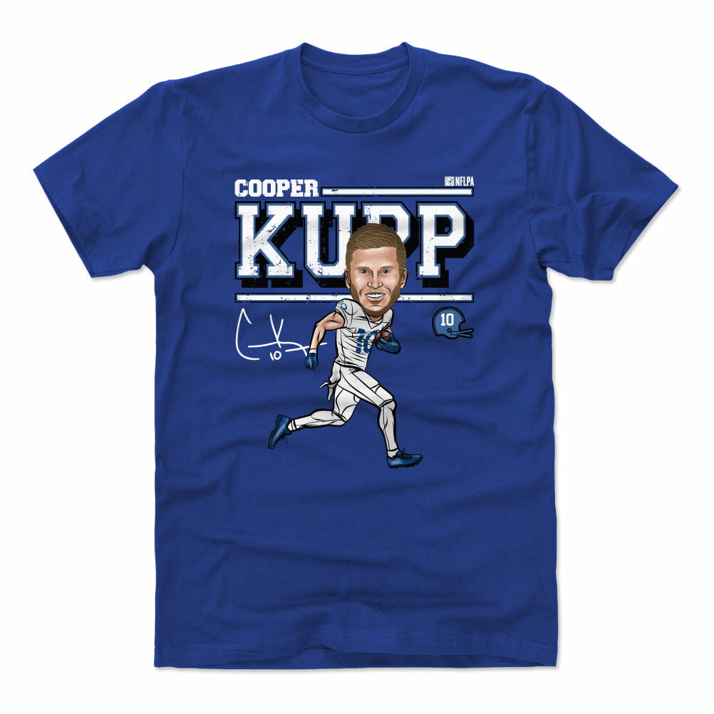 NFL クーパー・カップ ラムズ Tシャツ Cartoon WHT T-shirt 500level ロイヤルブルー 23nplf