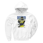 NFL エリック・ディッカーソン ラムズ パーカー Sketch B Hoddie フーディー 500level ホワイト