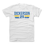 NFL エリック・ディッカーソン ラムズ Tシャツ Font B T-shirt 500level ホワイト