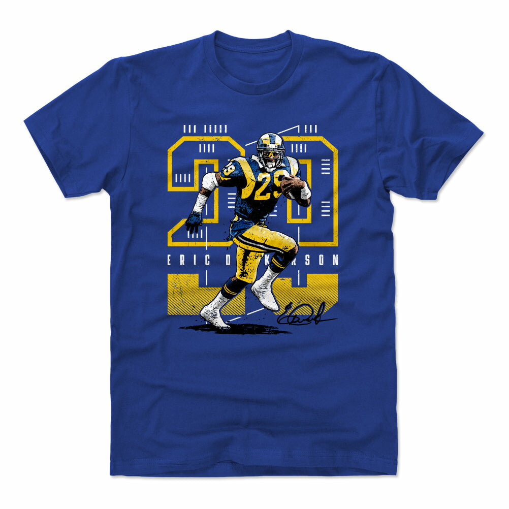 NFL エリック・ディッカーソン ラムズ Tシャツ Future Y WHT T-shirt 500level ロイヤルブルー