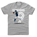 NFL マシュー・スタッフォード ラムズ Tシャツ Inline WHT T-shirt 500level ヘザーグレー