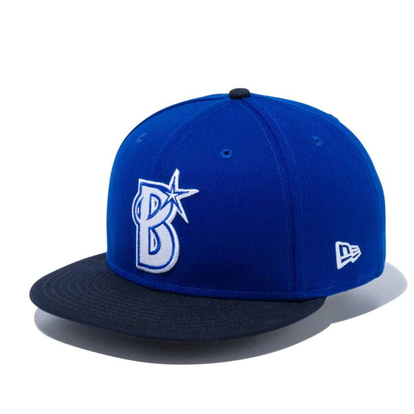 横浜DeNAベイスターズ グッズ キャップ 9FIFTY 2トーン スナップバック Cap ニューエラ/New Era ロイヤル ネイビ-