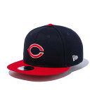 広島カープ グッズ キャップ 9FIFTY 2トーン スナップバック Cap ニューエラ/New Era ネイビー スカーレットの商品画像